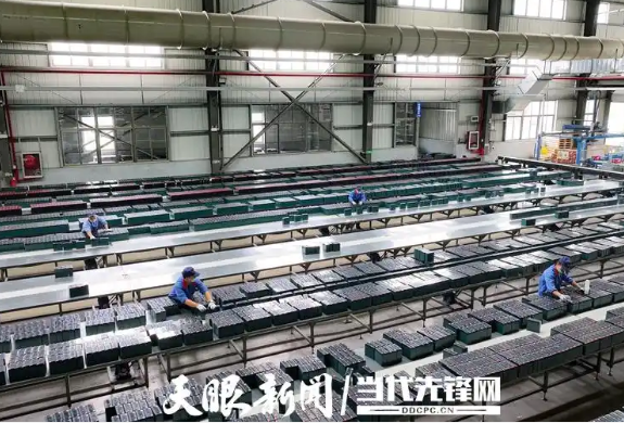 臺江新能源電池企業提速復產